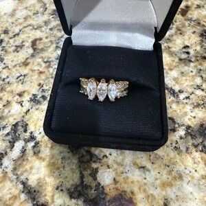 Premier Designs Gold Multi-Row Ring